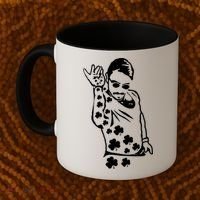Salt Bay Guy Irish Clovers Funny Meme St. Patrick's Day Coffee Mug thumb 2