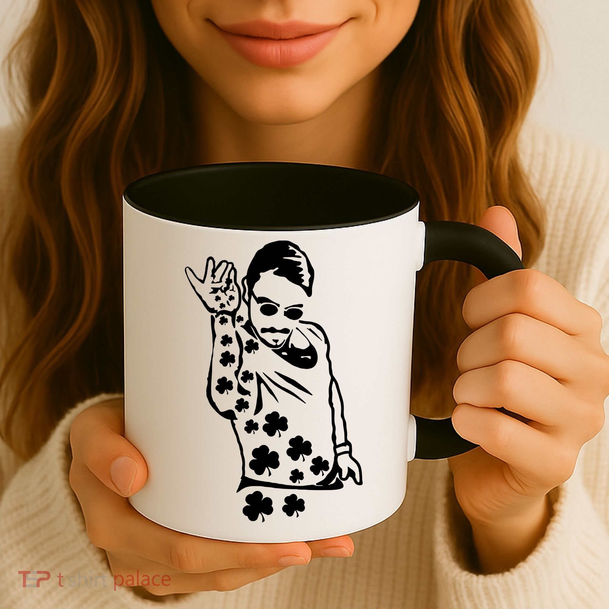 Salt Bay Guy Irish Clovers Funny Meme St. Patrick's Day Coffee Mug