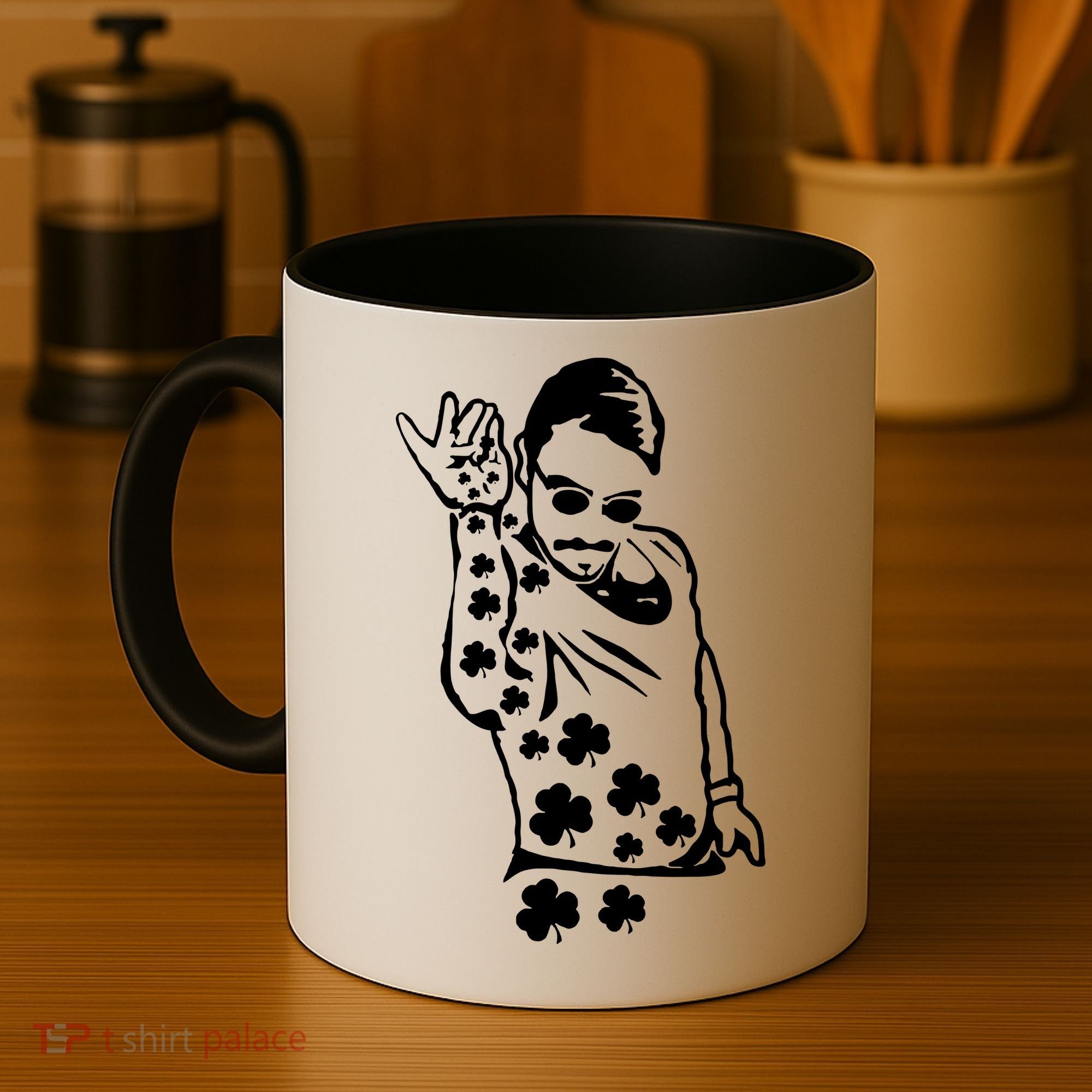 Salt Bay Guy Irish Clovers Funny Meme St. Patrick's Day Coffee Mug