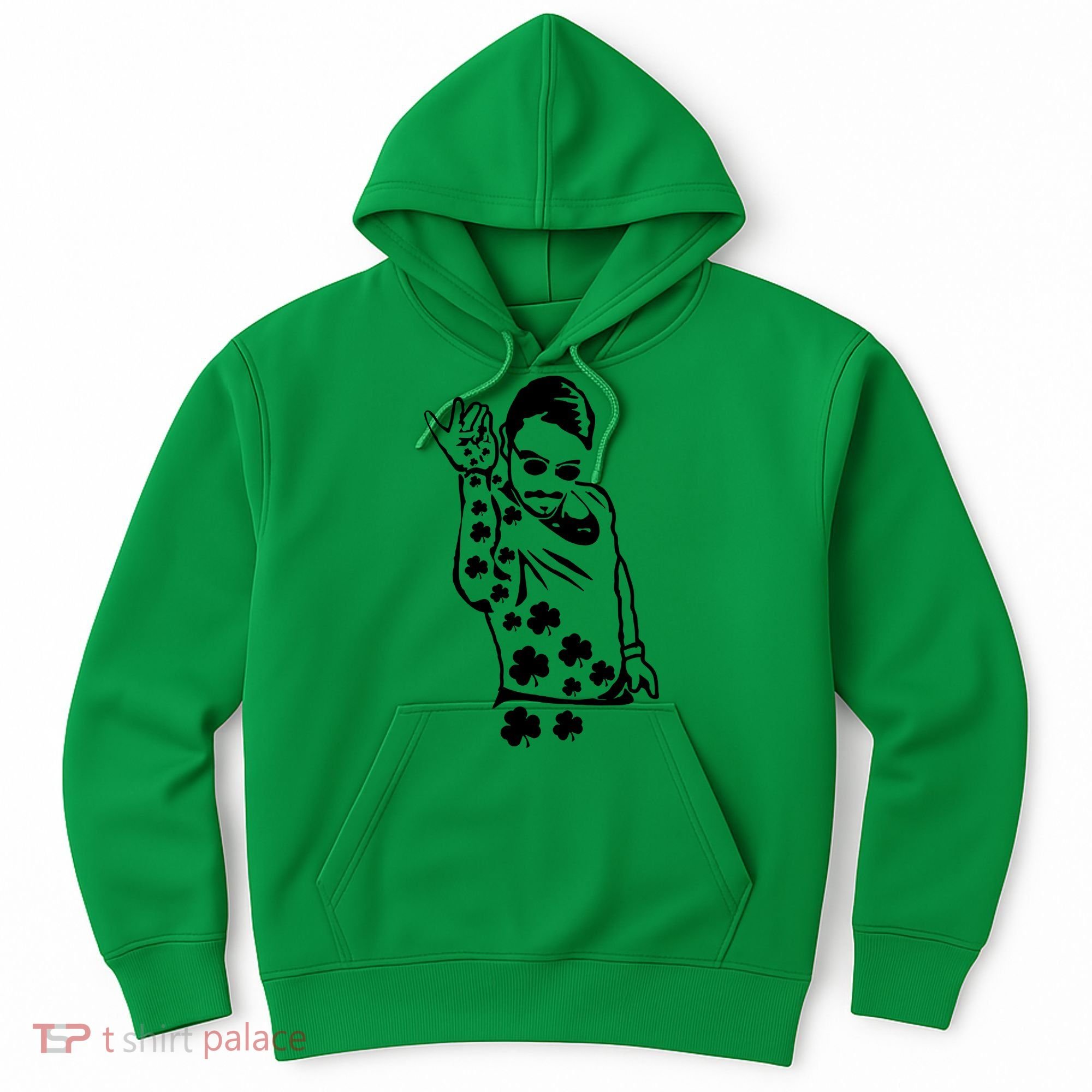 Salt Bay Guy Irish Clovers Funny Meme St. Patrick's Day Hoodie
