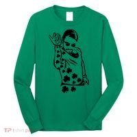 Salt Bay Guy Irish Clovers Funny Meme St. Patrick's Day Long Sleeve Shirt thumb 0