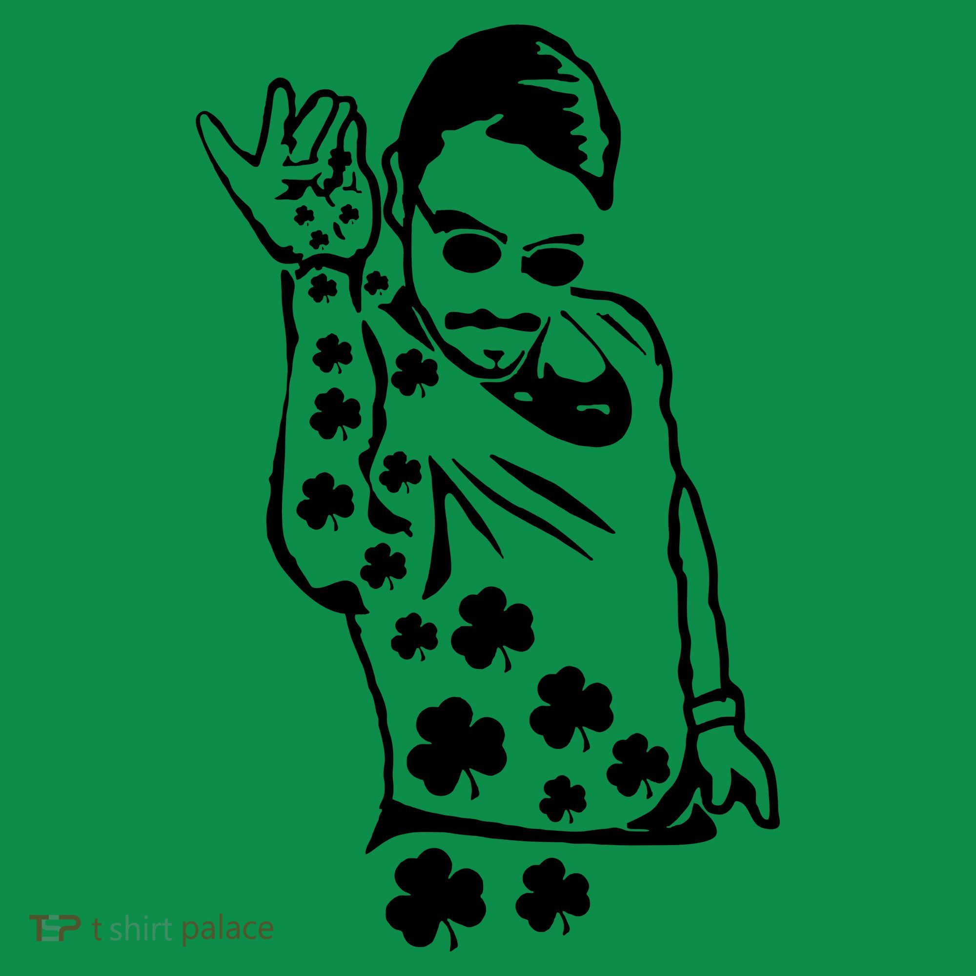 Salt Bay Guy Irish Clovers Funny Meme St. Patrick's Day T-Shirt