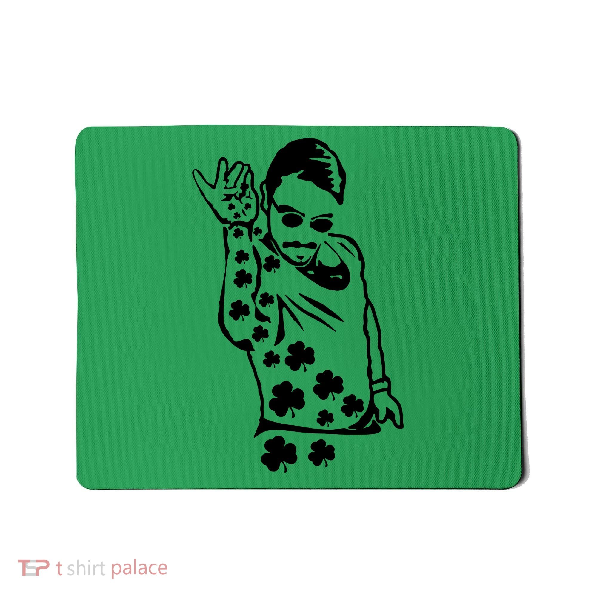 Salt Bay Guy Irish Clovers Funny Meme St. Patrick's Day Mousepad