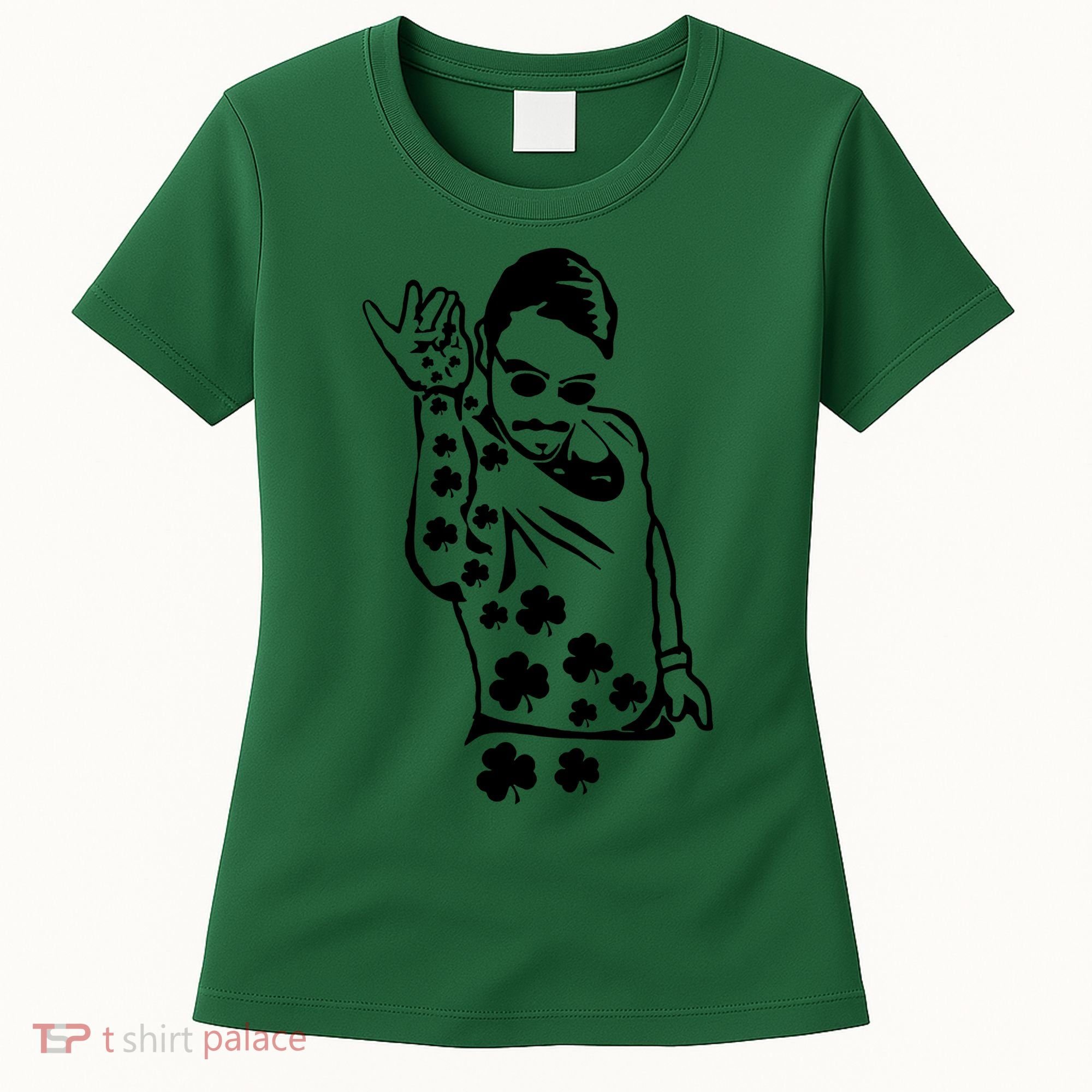 Salt Bay Guy Irish Clovers Funny Meme St. Patrick's Day Women's T-Shirt