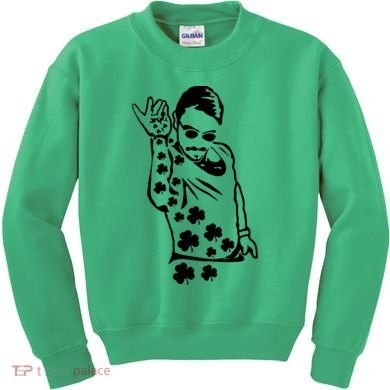 Salt Bay Guy Irish Clovers Funny Meme St. Patrick's Day Kids Sweatshirt