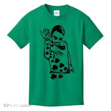 Salt Bay Guy Irish Clovers Funny Meme St. Patrick's Day Kids T-Shirt