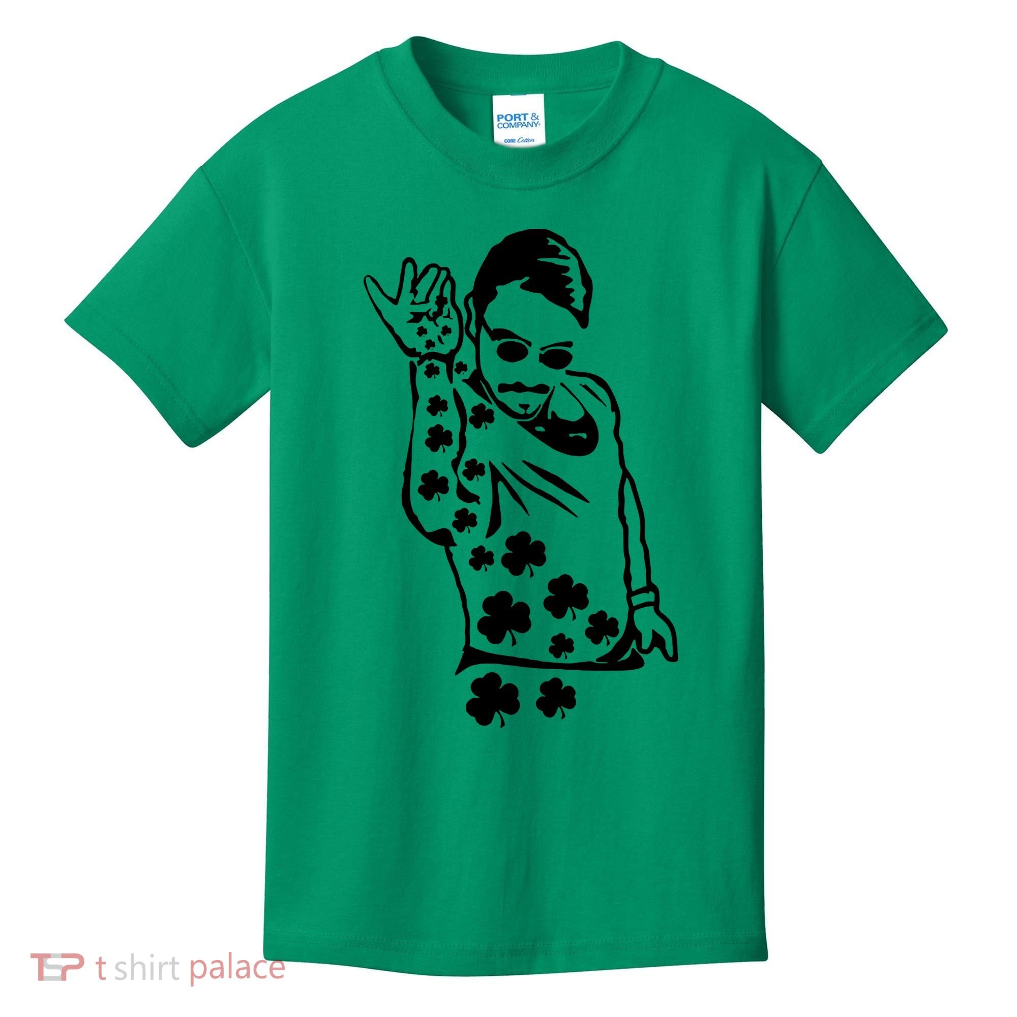 Salt Bay Guy Irish Clovers Funny Meme St. Patrick's Day Kids T-Shirt