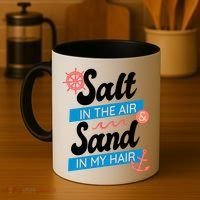 Salt In The Air And Sand In My Hair Coffee Mug thumb 4