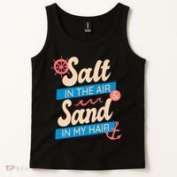 Salt In The Air And Sand In My Hair Tank Top thumb 2