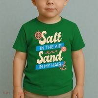 Salt In The Air And Sand In My Hair Toddler T-Shirt thumb 2