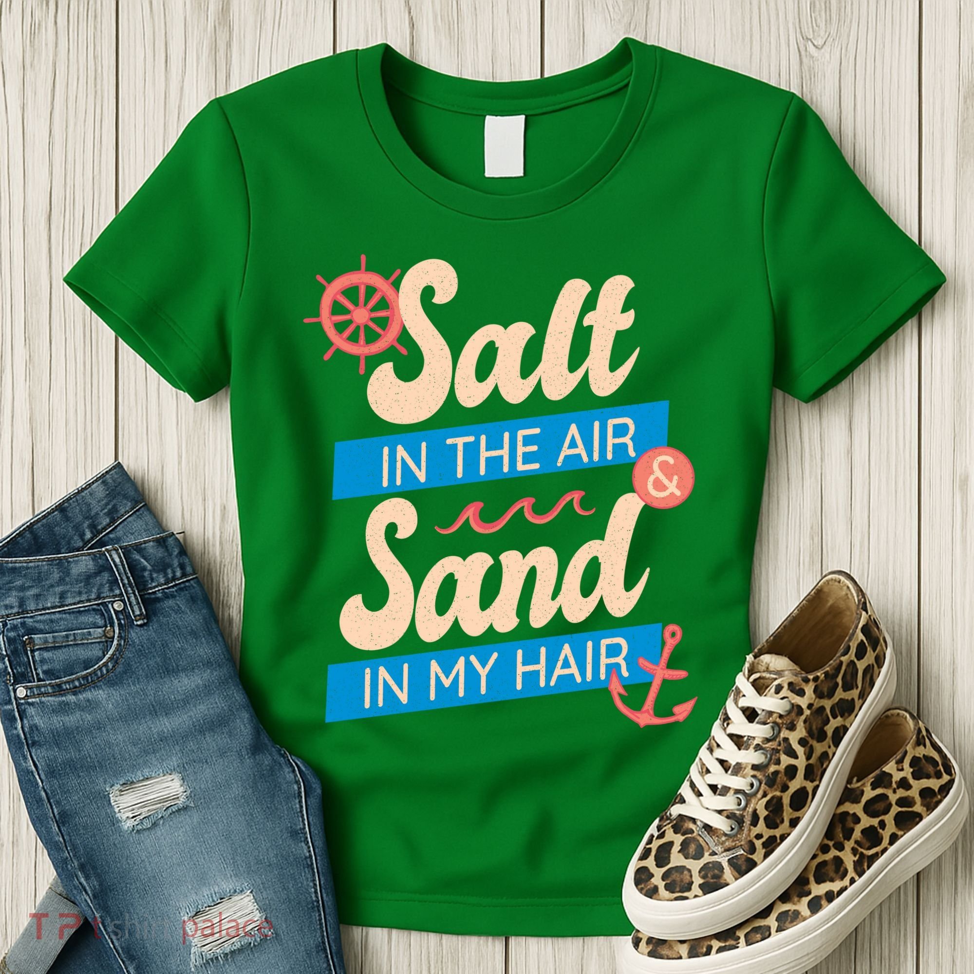 Salt In The Air And Sand In My Hair Women's T-Shirt