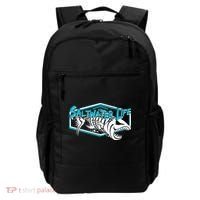 Saltwater Life Fish Skeleton Logo Backpack thumb 0
