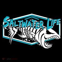 Saltwater Life Fish Skeleton Logo Ornament thumb 1