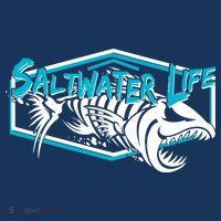 Saltwater Life Fish Skeleton Logo Sweatshirt thumb 3