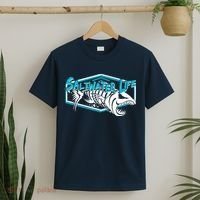 Saltwater Life Fish Skeleton Logo T-Shirt thumb 2