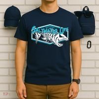 Saltwater Life Fish Skeleton Logo T-Shirt thumb 6