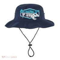 Saltwater Life Fish Skeleton Logo Bucket Hat thumb 0