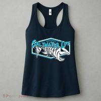 Saltwater Life Fish Skeleton Logo Women's Tank Top thumb 3