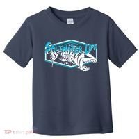 Saltwater Life Fish Skeleton Logo Toddler T-Shirt thumb 0