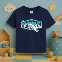 Saltwater Life Fish Skeleton Logo Toddler T-Shirt thumb 3