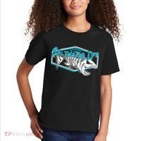 Saltwater Life Fish Skeleton Logo Kids T-Shirt thumb 2