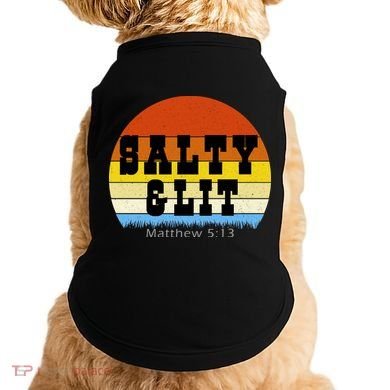 SALTY AND LIT  Doggie Tank