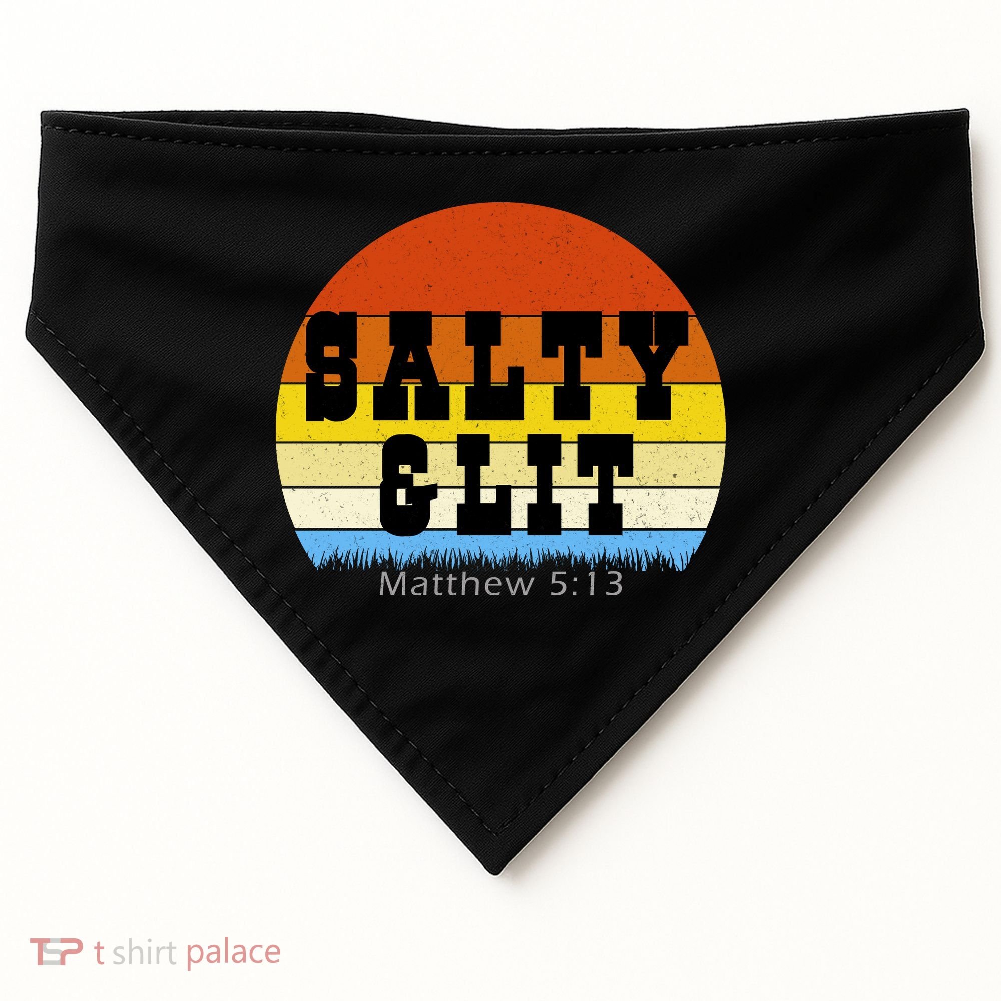 SALTY AND LIT  USA-Made Doggie Bandana