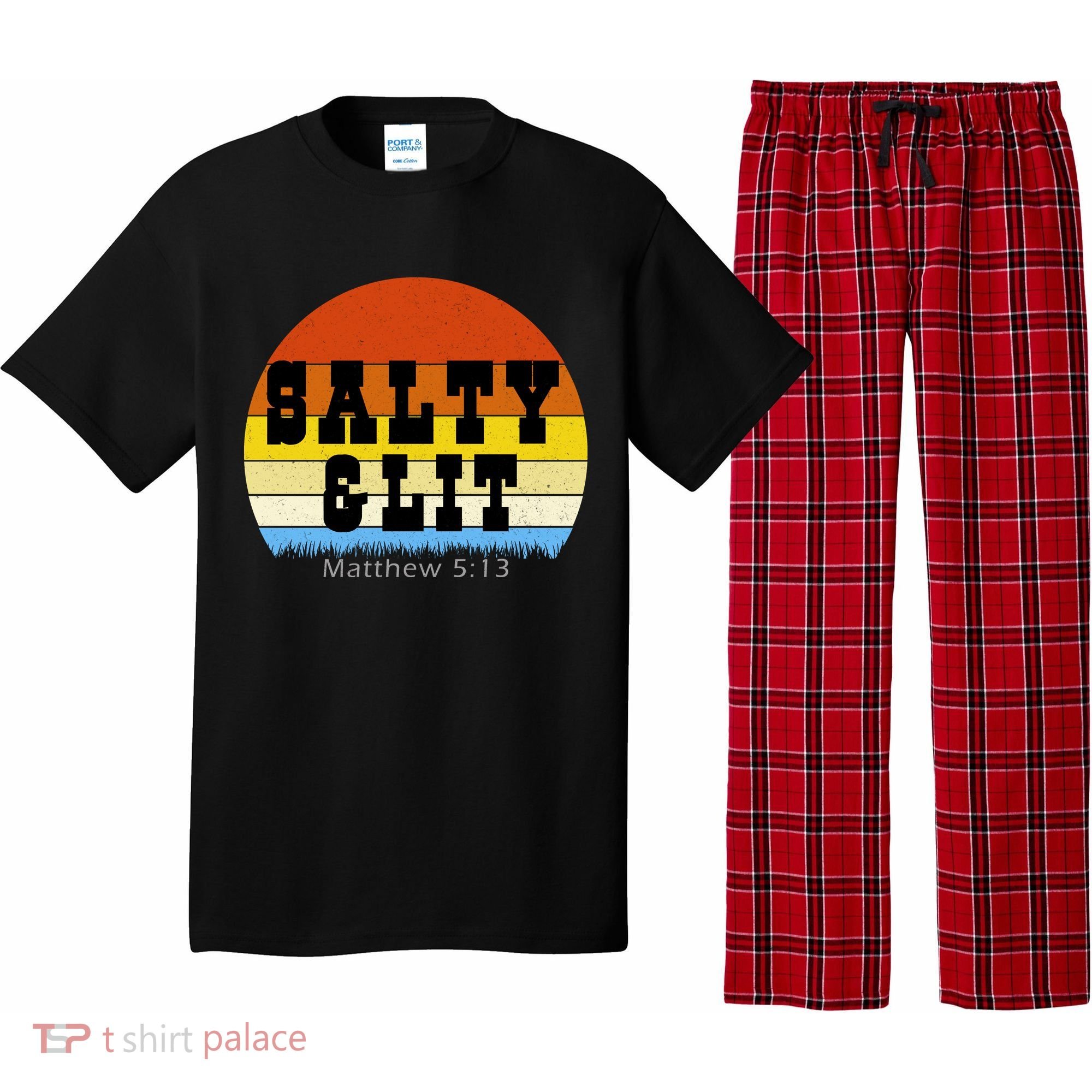 SALTY AND LIT  Pajama Set