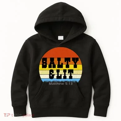 SALTY AND LIT  Kids Hoodie