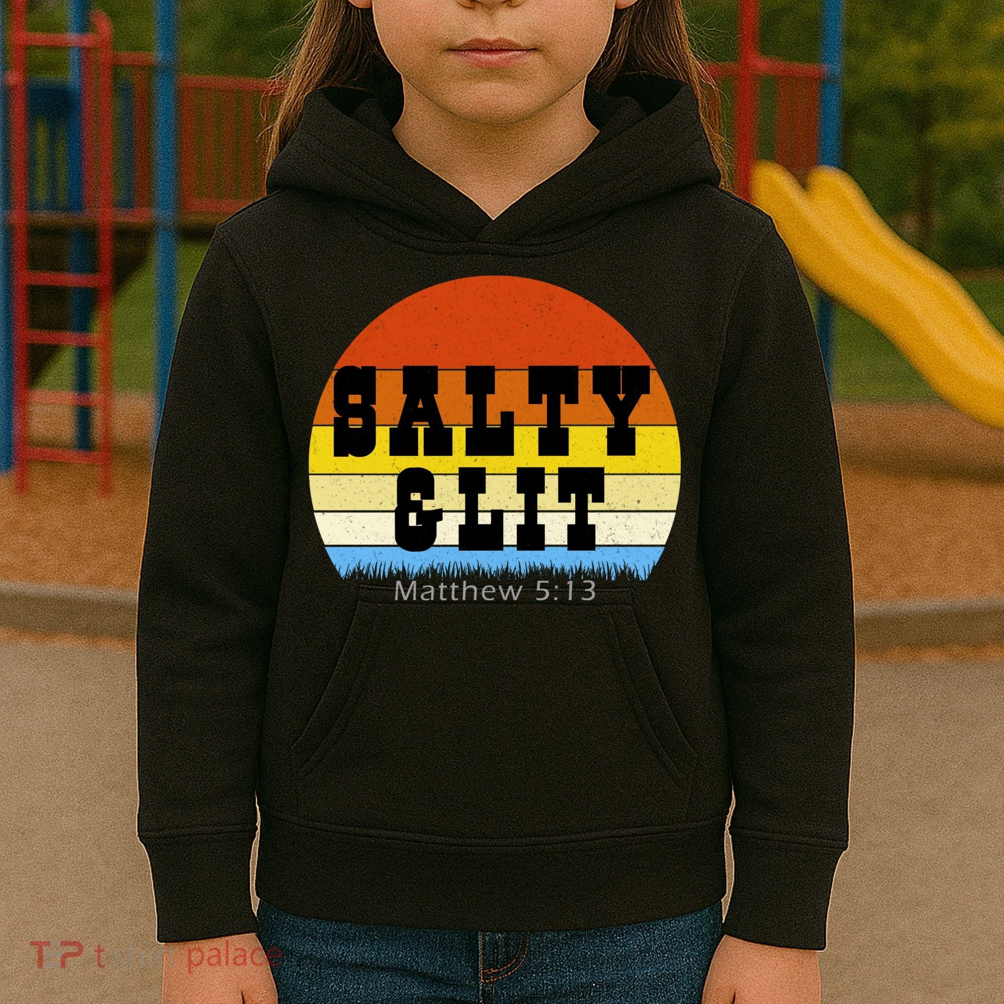 SALTY AND LIT  Kids Hoodie