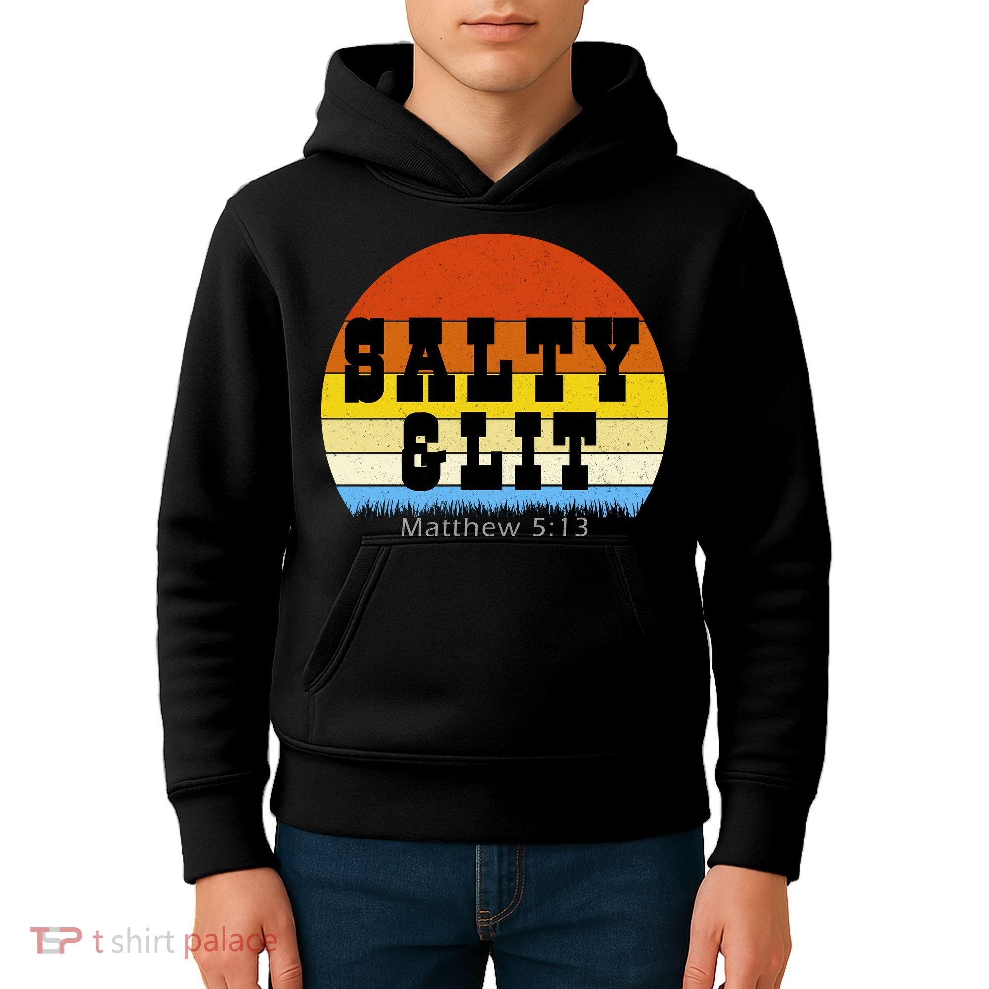 SALTY AND LIT  Kids Hoodie