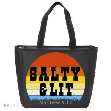 SALTY AND LIT  Tote Bag