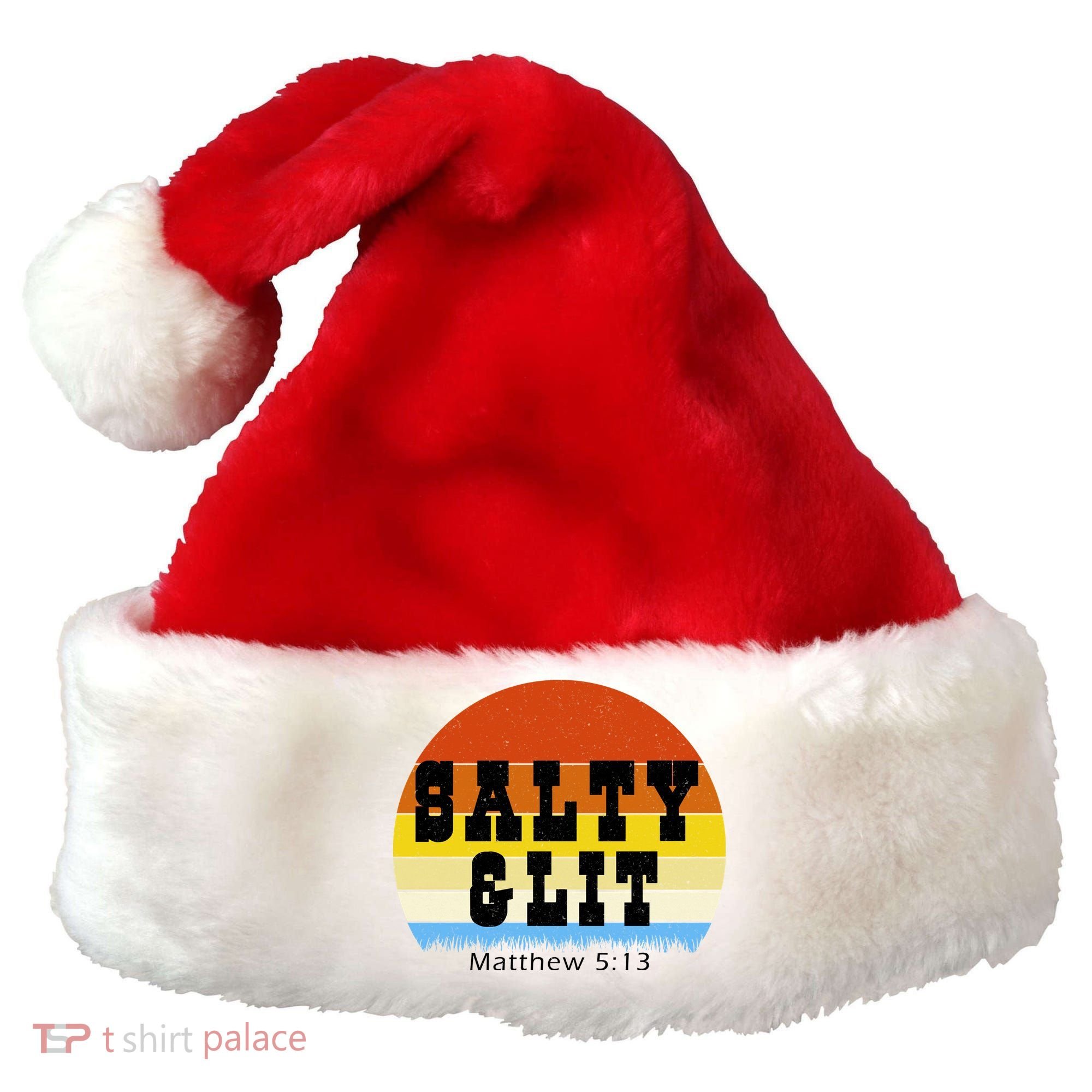SALTY AND LIT  Santa Hat