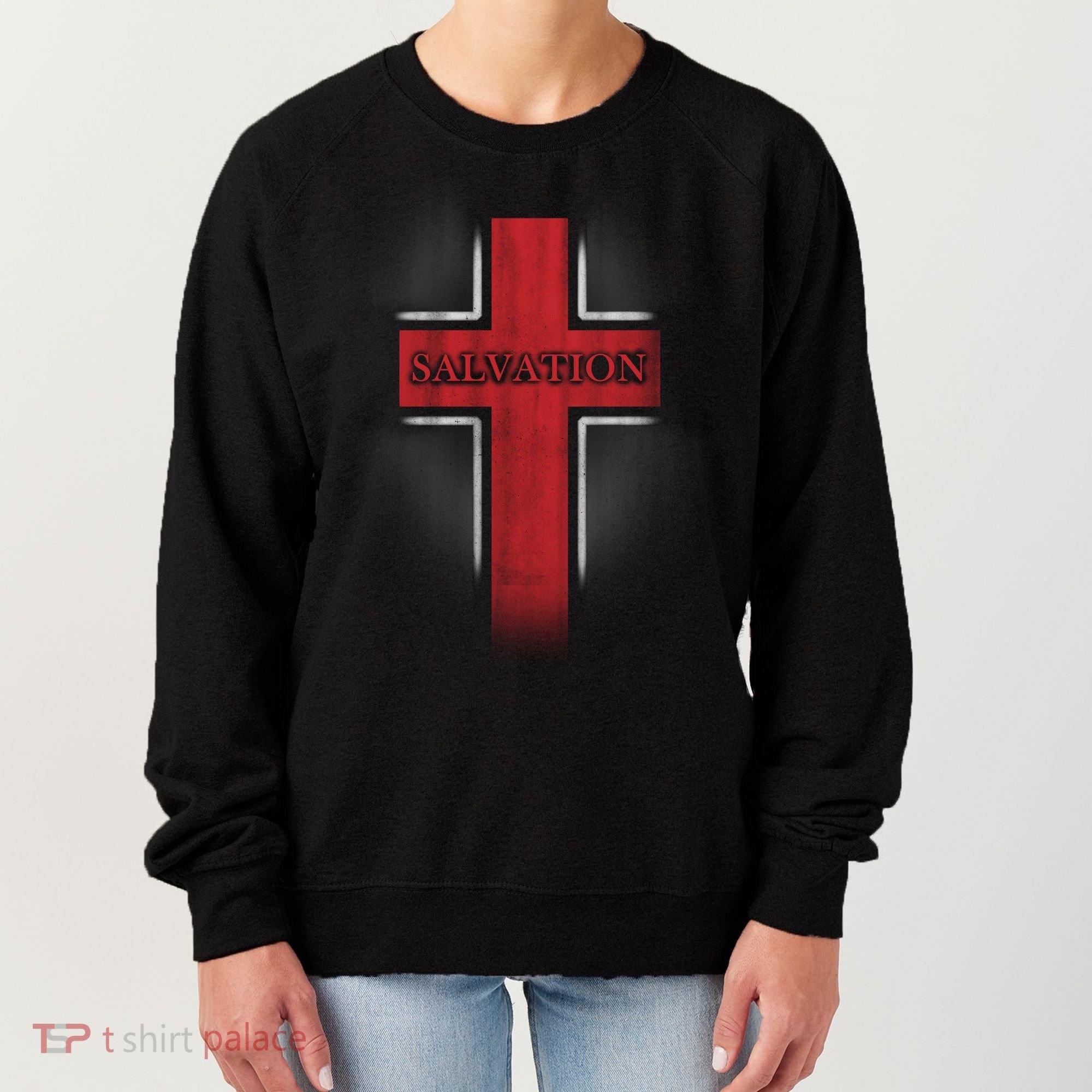 Salvation Christian Cross Women's Sweatshirt