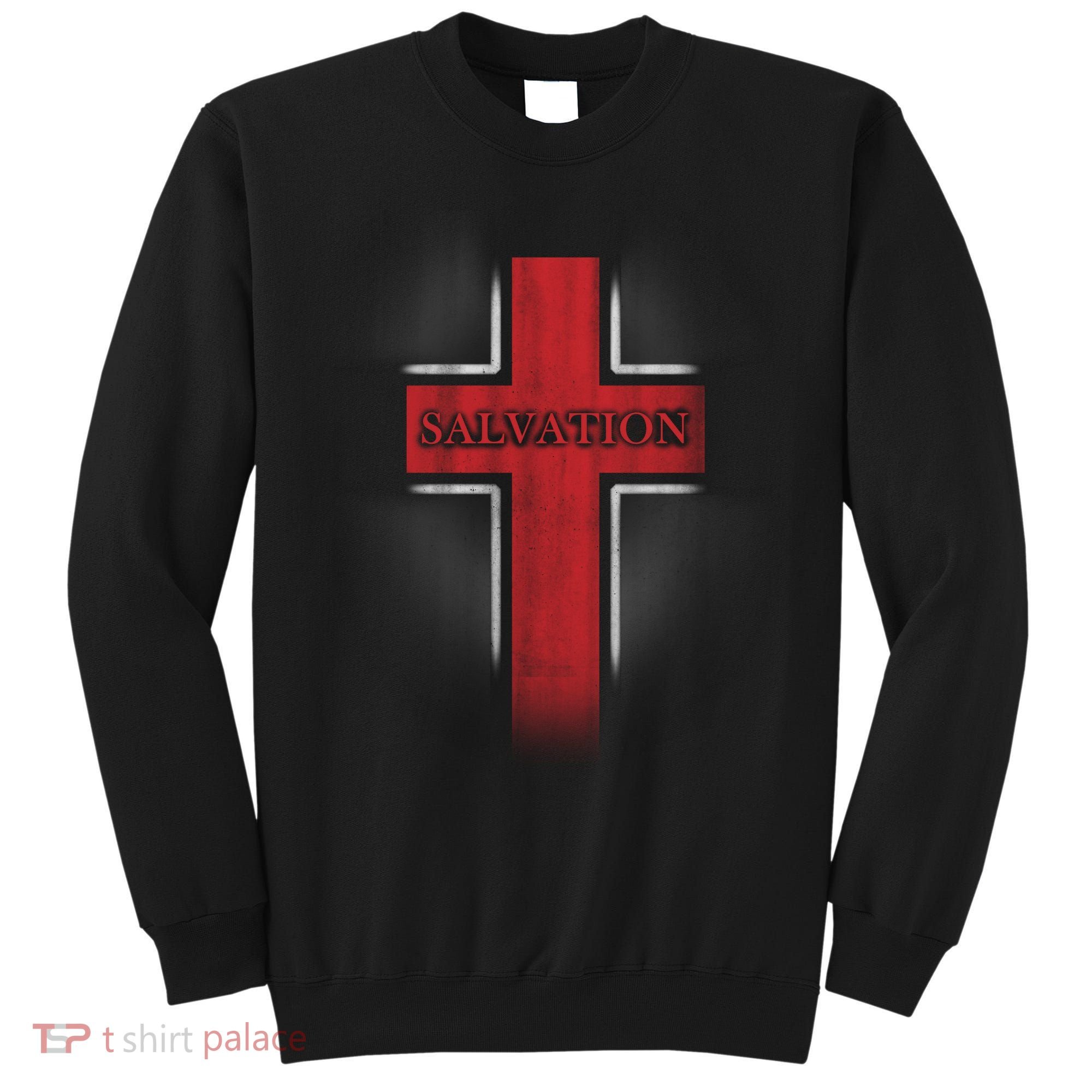 Salvation Christian Cross Sweatshirt