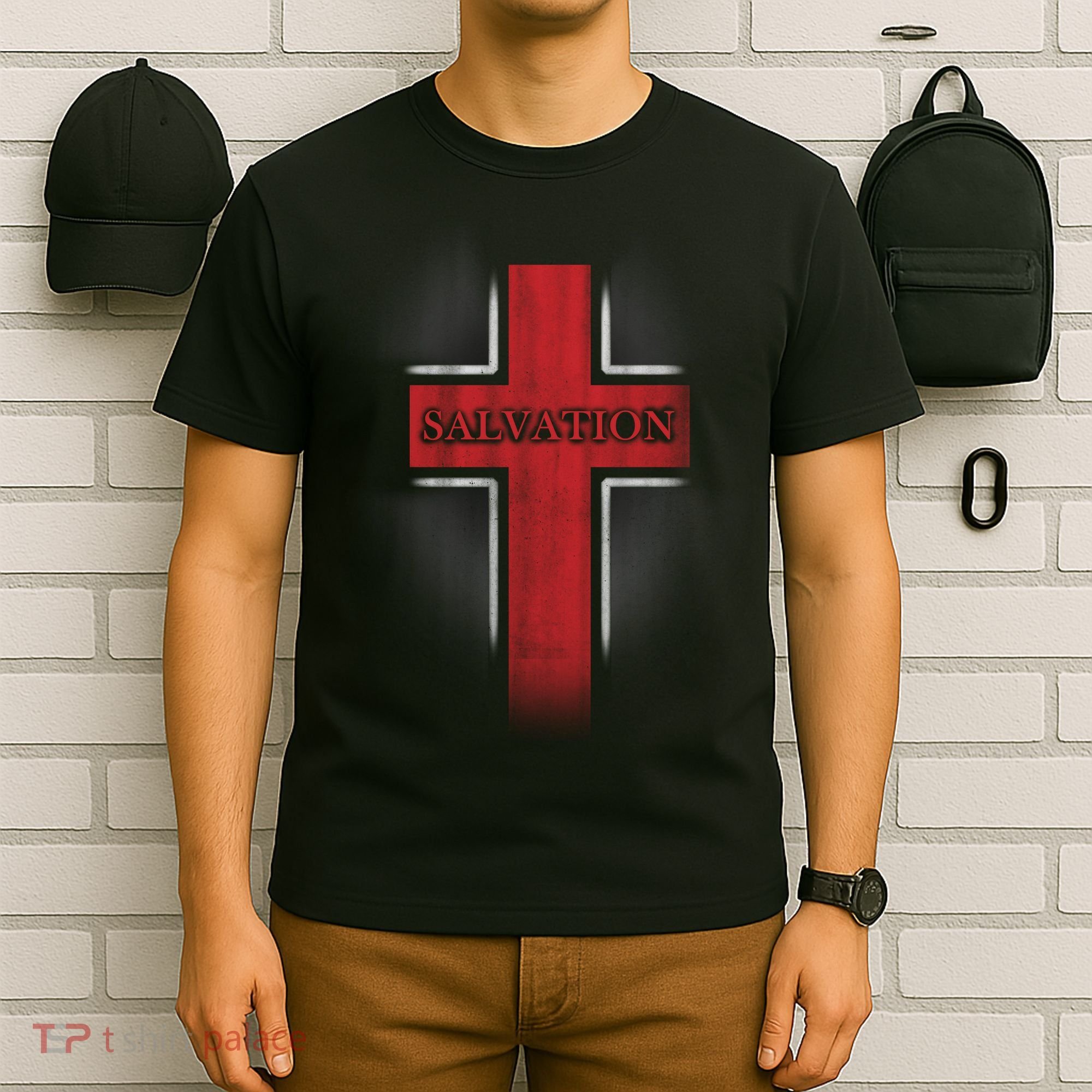 Salvation Christian Cross T-Shirt