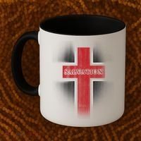 Salvation Christian Cross Coffee Mug thumb 2