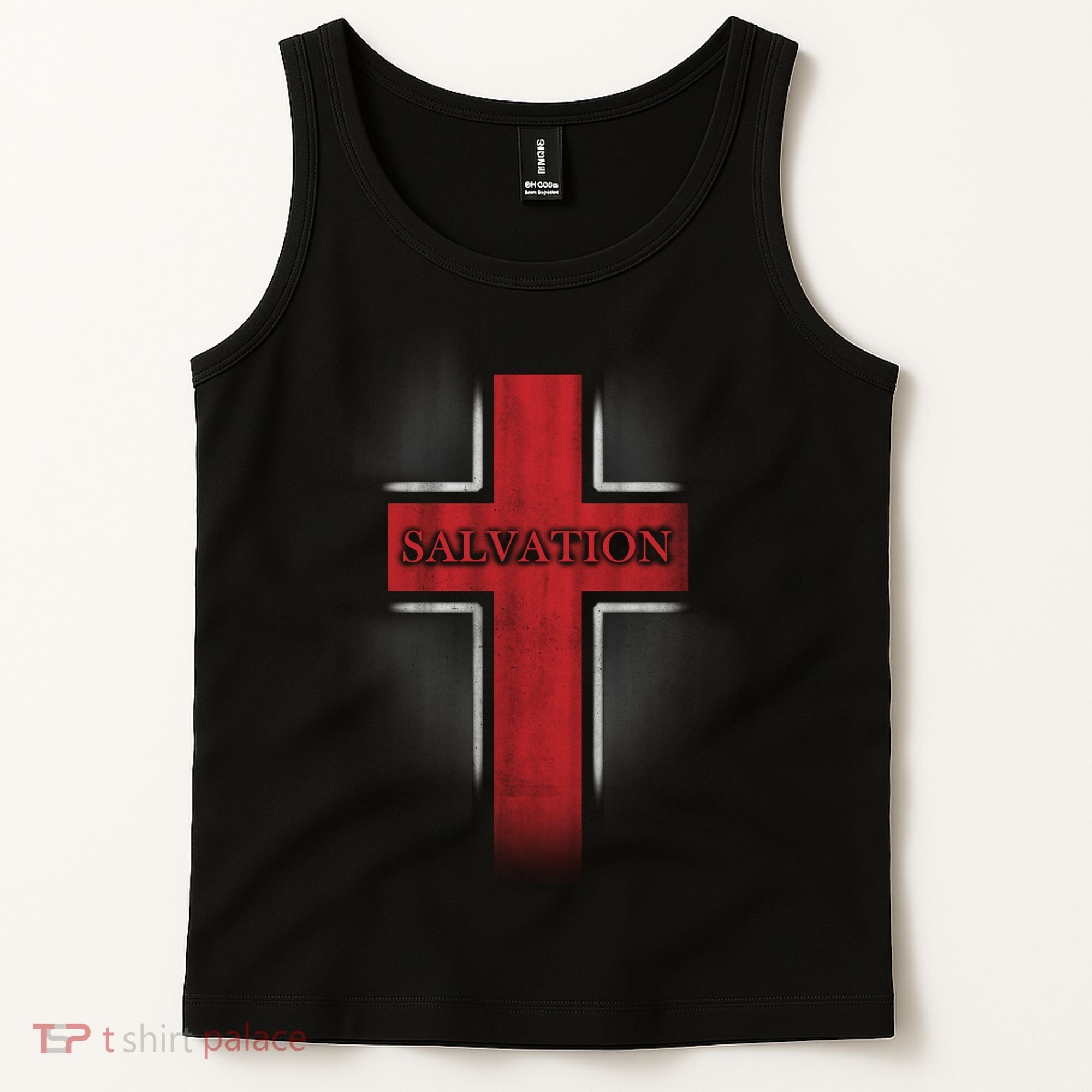 Salvation Christian Cross Tank Top