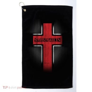 Salvation Christian Cross Golf Towel