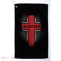 Salvation Christian Cross Golf Towel thumb 0