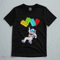 Space Astronaut Master Builder Building Blocks T-Shirt thumb 5