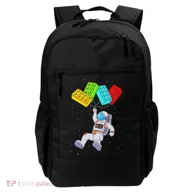 Space Astronaut Master Builder Building Blocks Backpack