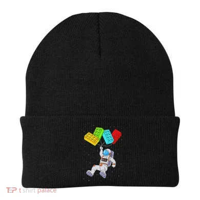 Space Astronaut Master Builder Building Blocks Beanie