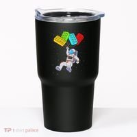 Space Astronaut Master Builder Building Blocks Tumbler thumb 0