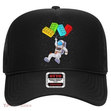 Space Astronaut Master Builder Building Blocks Hat