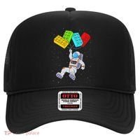 Space Astronaut Master Builder Building Blocks Hat thumb 0