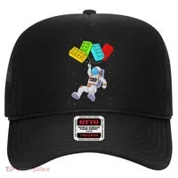 Space Astronaut Master Builder Building Blocks Hat thumb 0