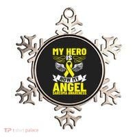 Sarcoma Awareness My Hero Is Now My Angel Sarcoma Cancer Meaningful Gift Ornament thumb 0