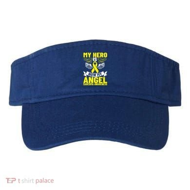 Sarcoma Awareness My Hero Is Now My Angel Sarcoma Cancer Meaningful Gift Visor