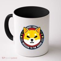 Shiba Army Mission To The Moon Coffee Mug thumb 0